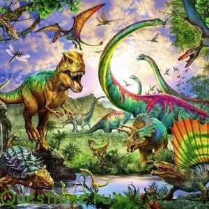 В какую эру жили динозавры?